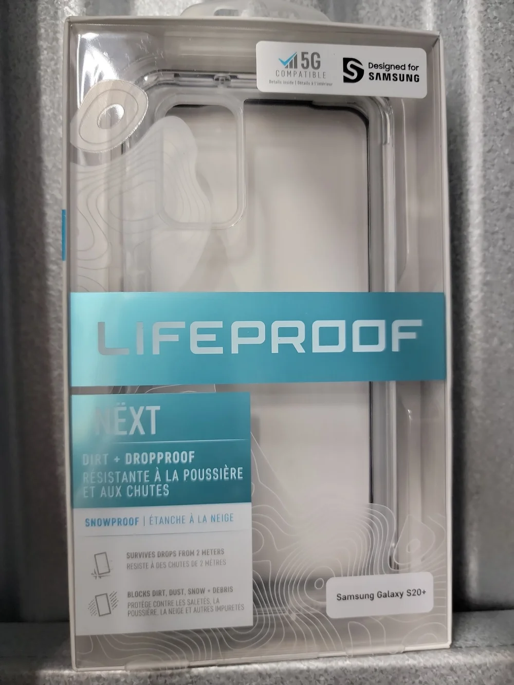 Lifeproof next Clear Protective Case for Samsung Galaxy S20+ - Transparent/Clear